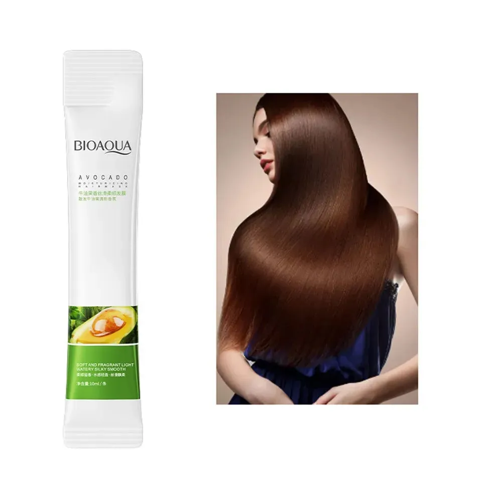 10 ml x 20 pcs Moisturizing hair mask bioaqua with avocado extract avocado moisturizing hair mask,