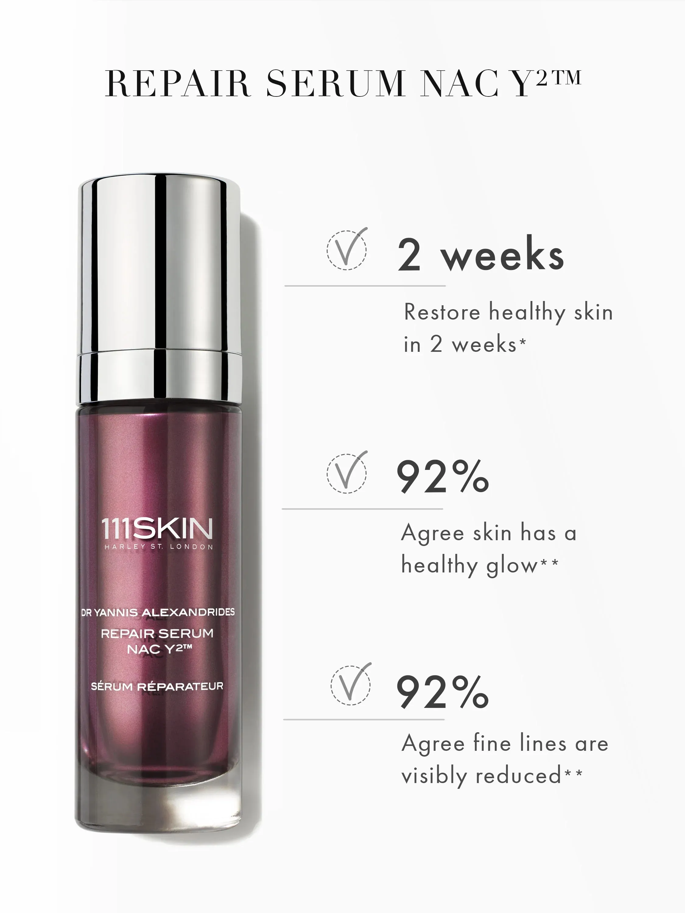 111SKIN REPAIR SERUM NAC Y²™