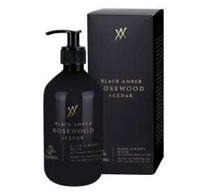 Alchemy 500ml Body Wash Black Amber with Rosewood and Cedar