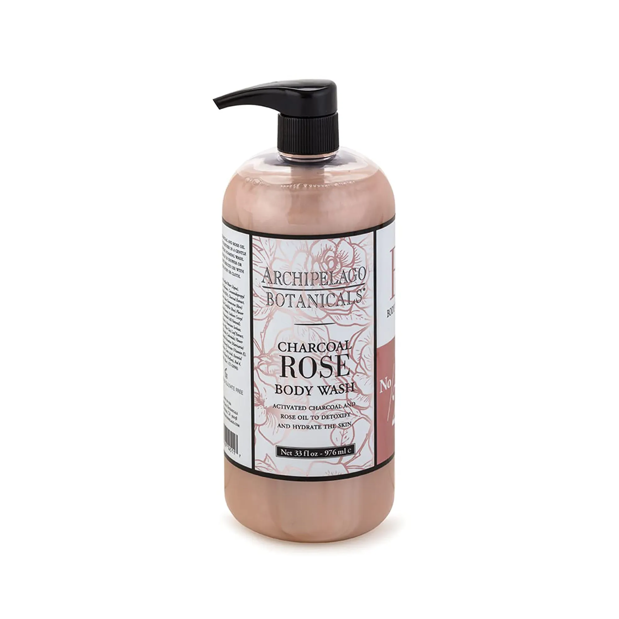 Archipelago Charcoal Rose Body Wash