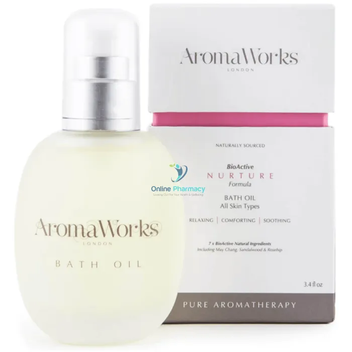 AromaWorks Pure Aromatherapy Soothing Nurture Bath Oil - 100ml