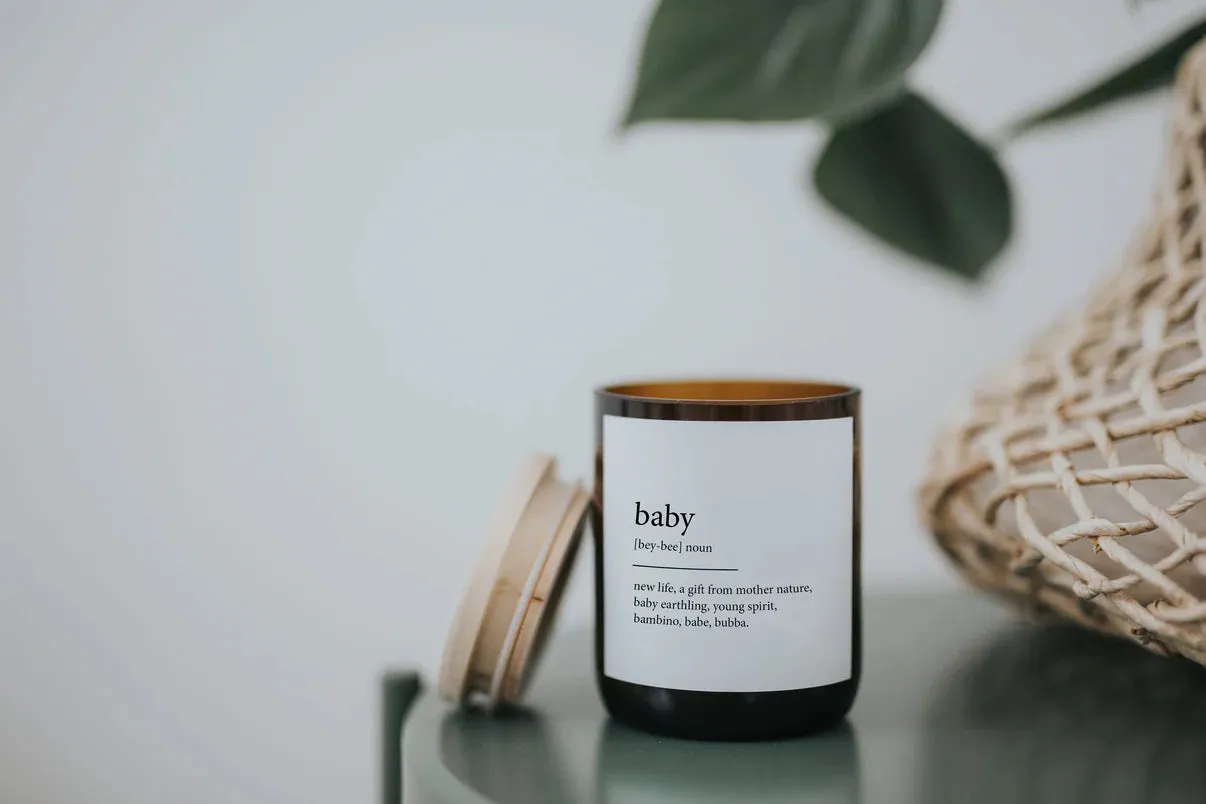 BABY - 'Dictionary Meaning Soy Candle'