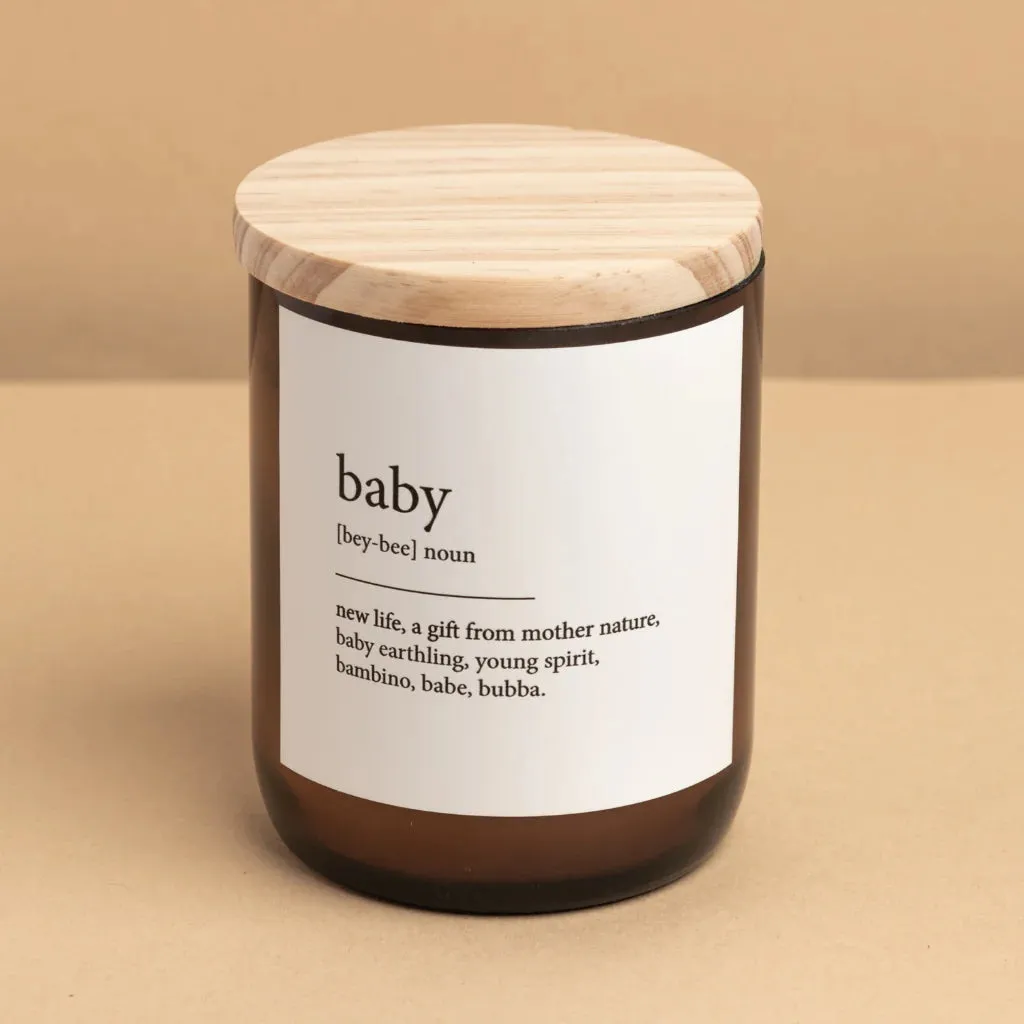 BABY - 'Dictionary Meaning Soy Candle'