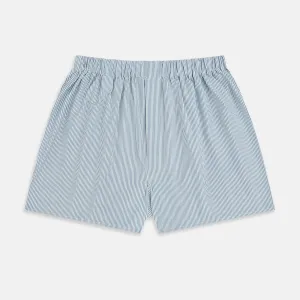 Blue Bengal Stripe Godfrey Boxer Shorts