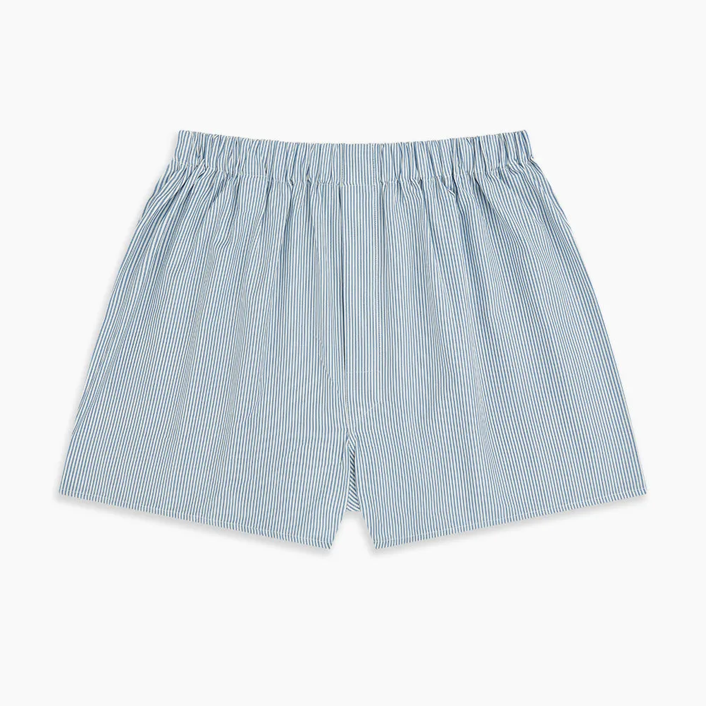 Blue Bengal Stripe Godfrey Boxer Shorts