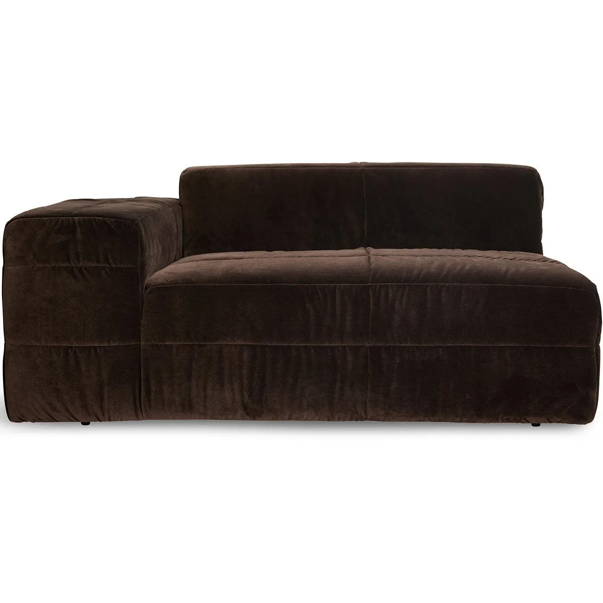 Brut Royal Velvet Sofa - Element Left