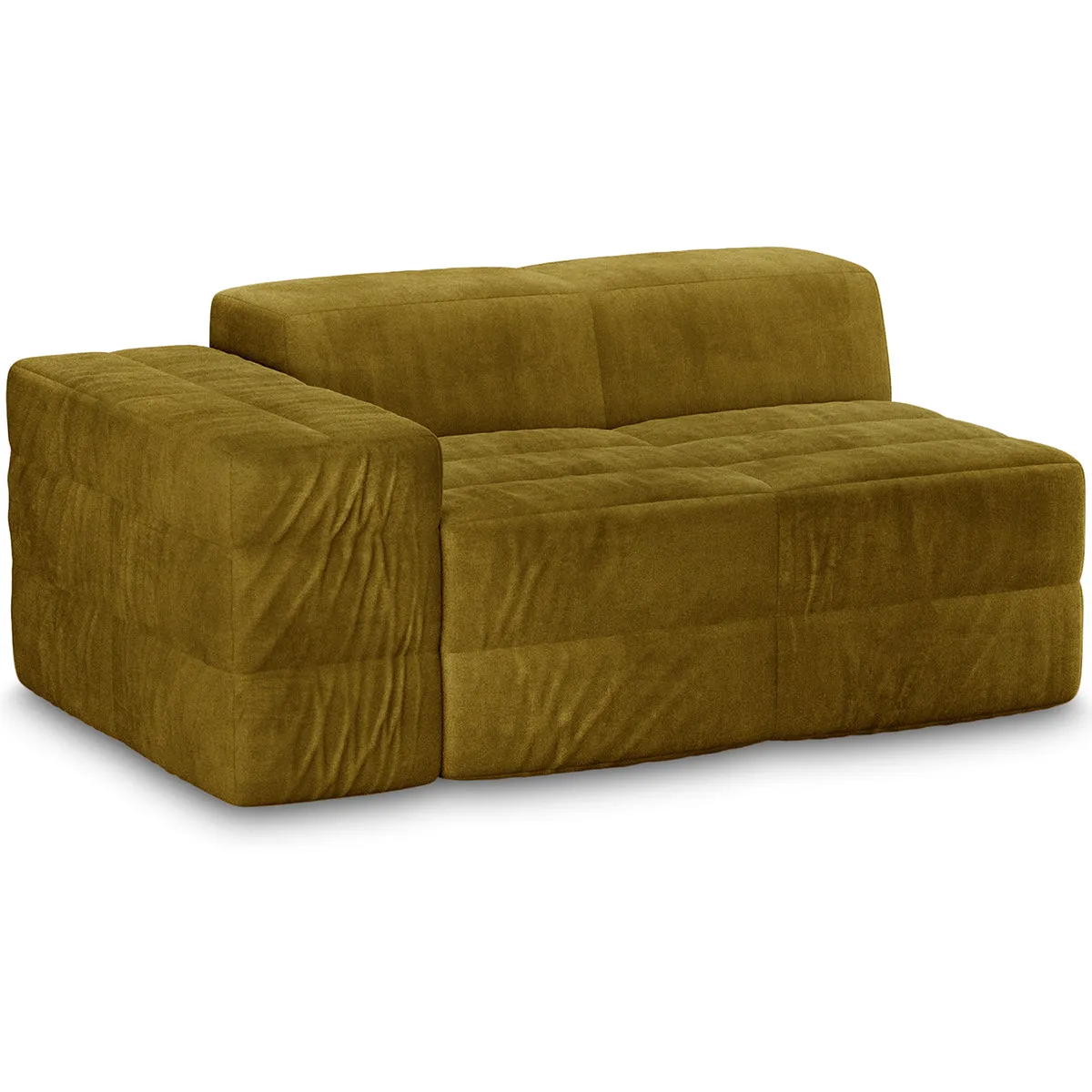 Brut Royal Velvet Sofa - Element Left