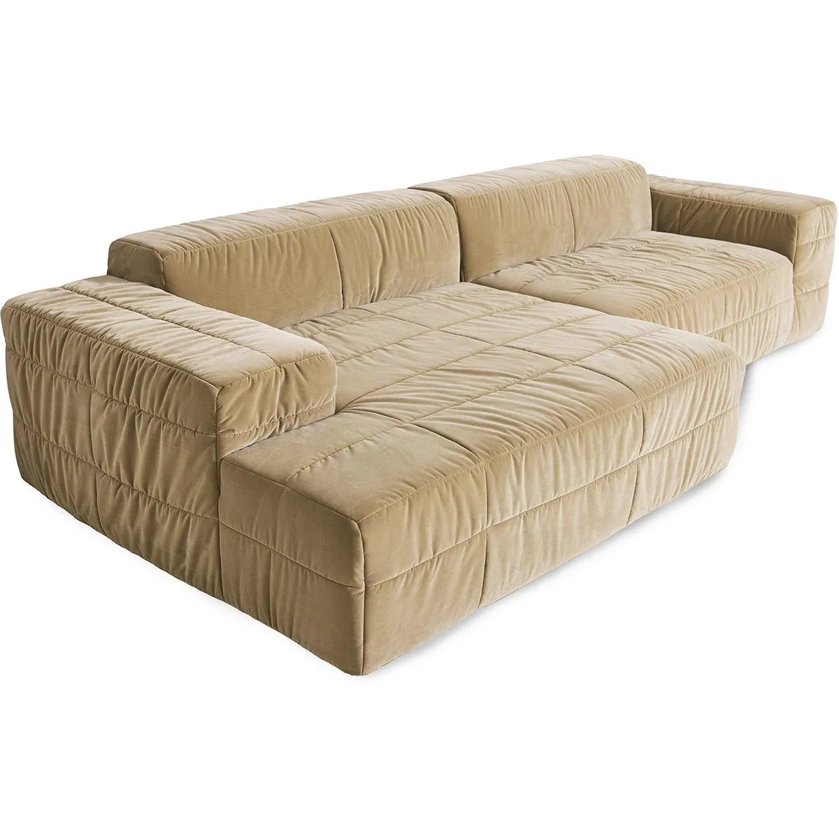 Brut Royal Velvet Sofa - Element Right