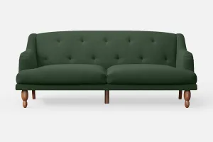 Burlington 4 Seater Sofa Forest Green Linen Fabric