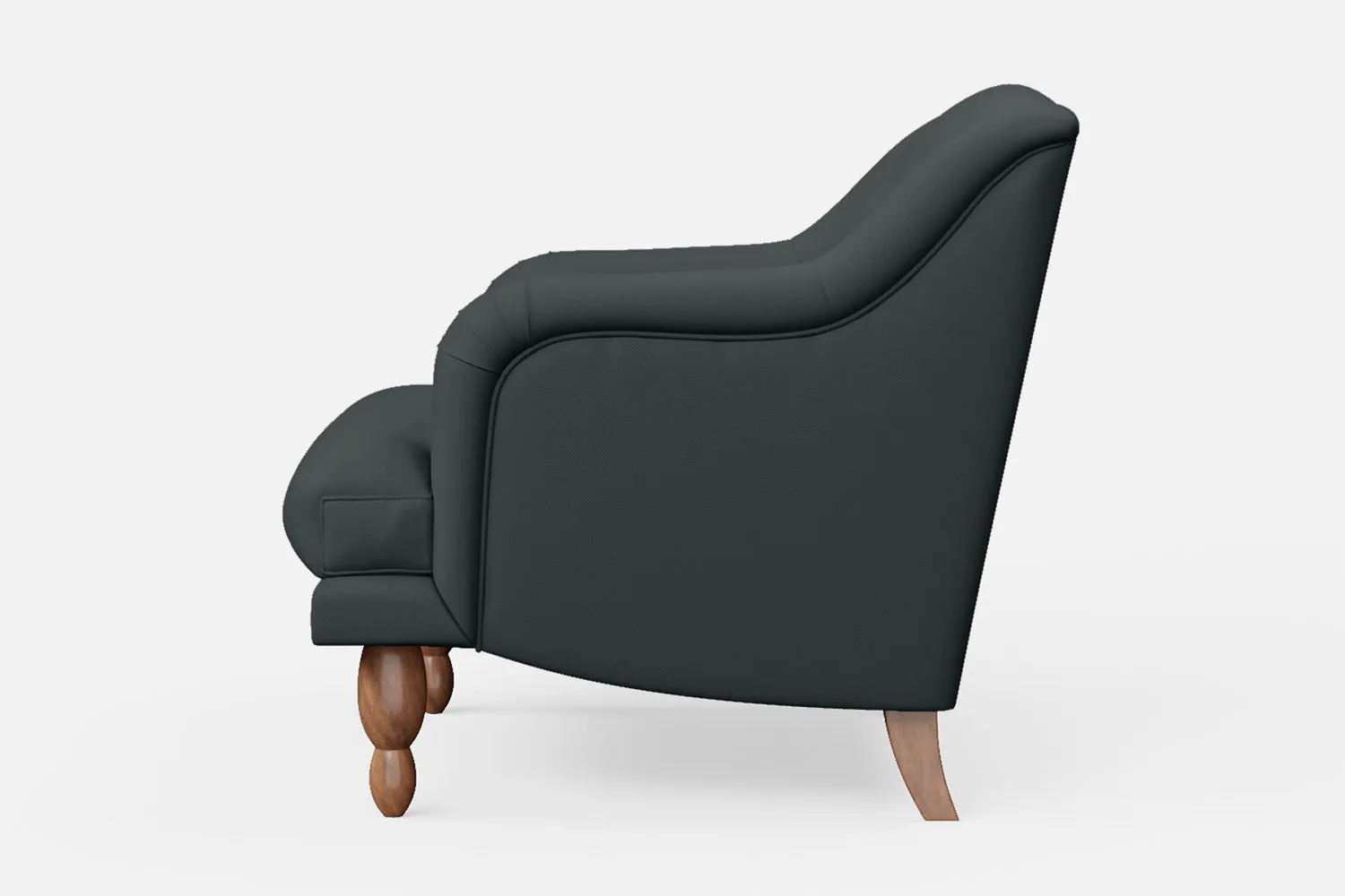 Burlington Armchair Slate Leather