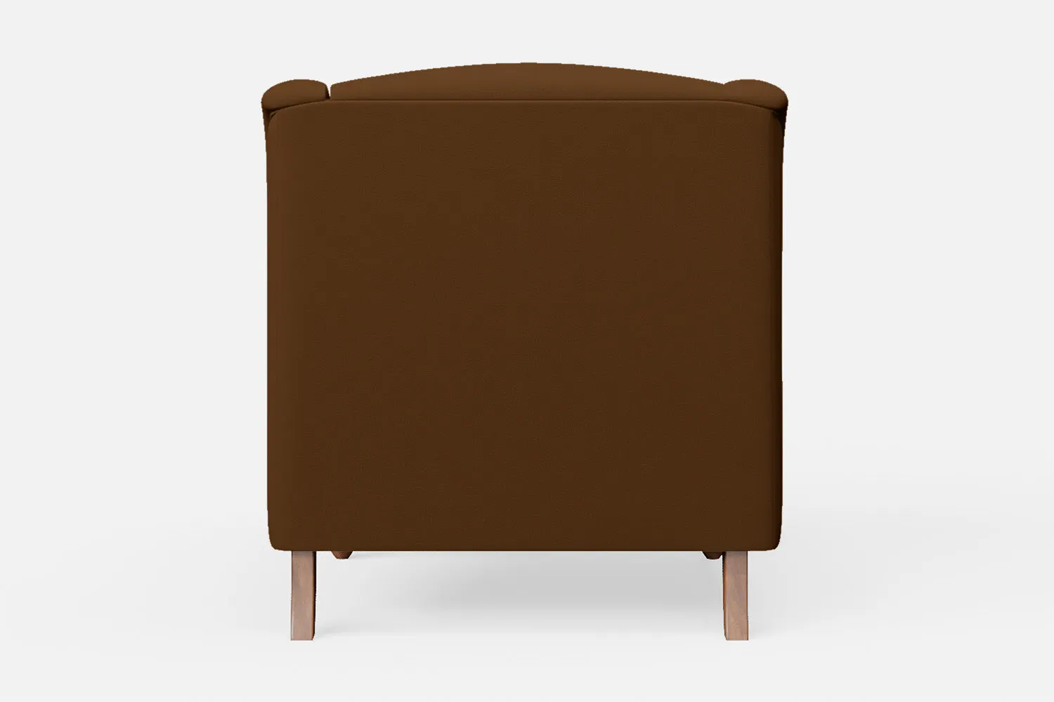 Burlington Armchair Walnut Brown Leather