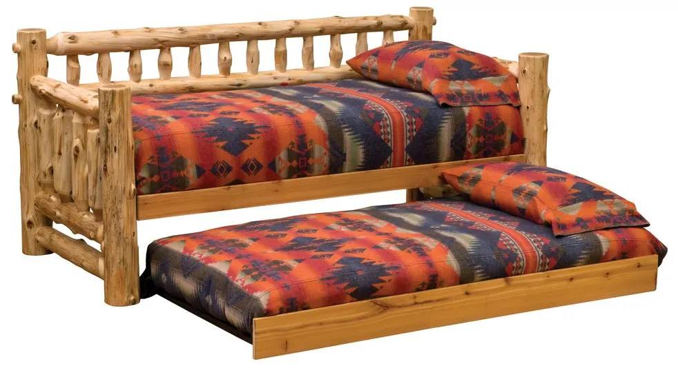 Cedar Log Day Bed