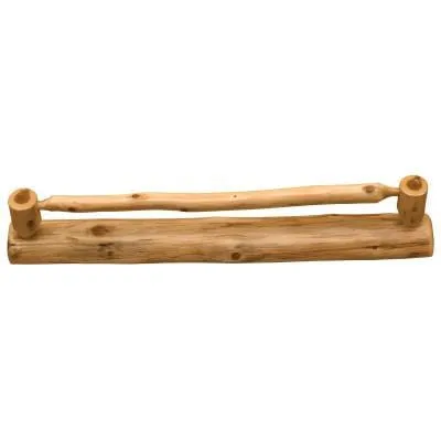 Cedar Log Towel Bar - 3 Sizes