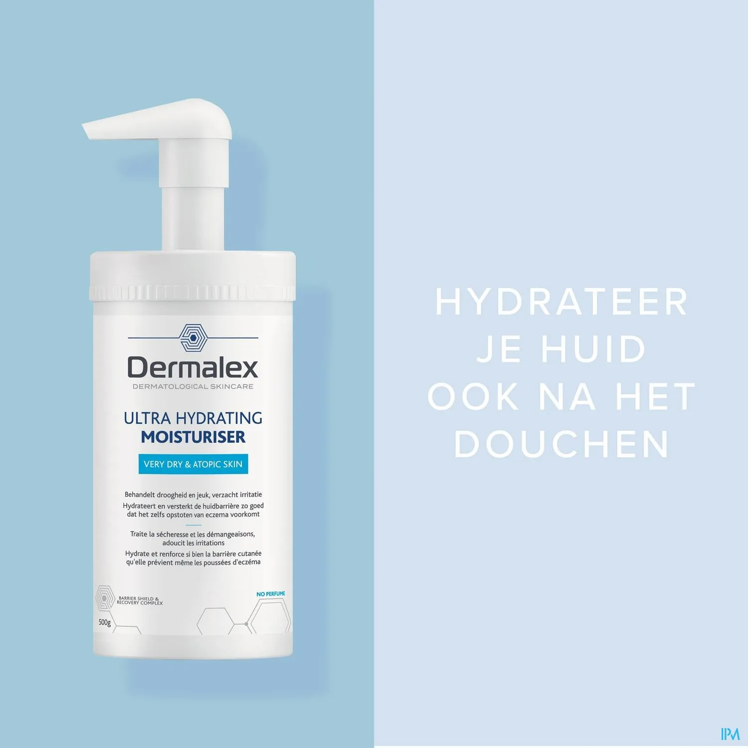 Dermalex® Hydraterende Doucheolie - Zeer Droge & Atopische Huid - 400 ml