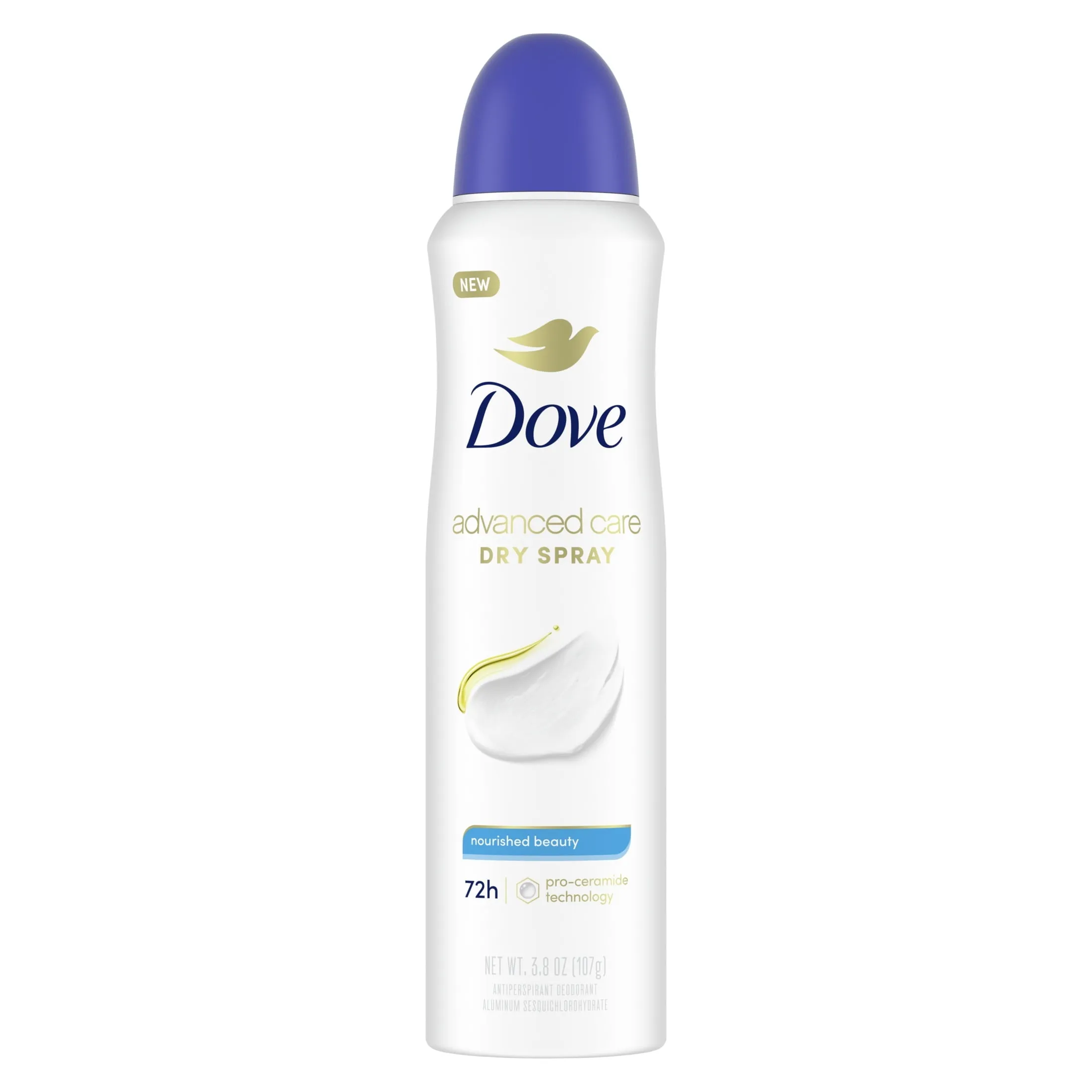 Dove Advanced Care Long Lasting Women's Antiperspirant Deodorant Dry Spray, Floral, 3.8 oz