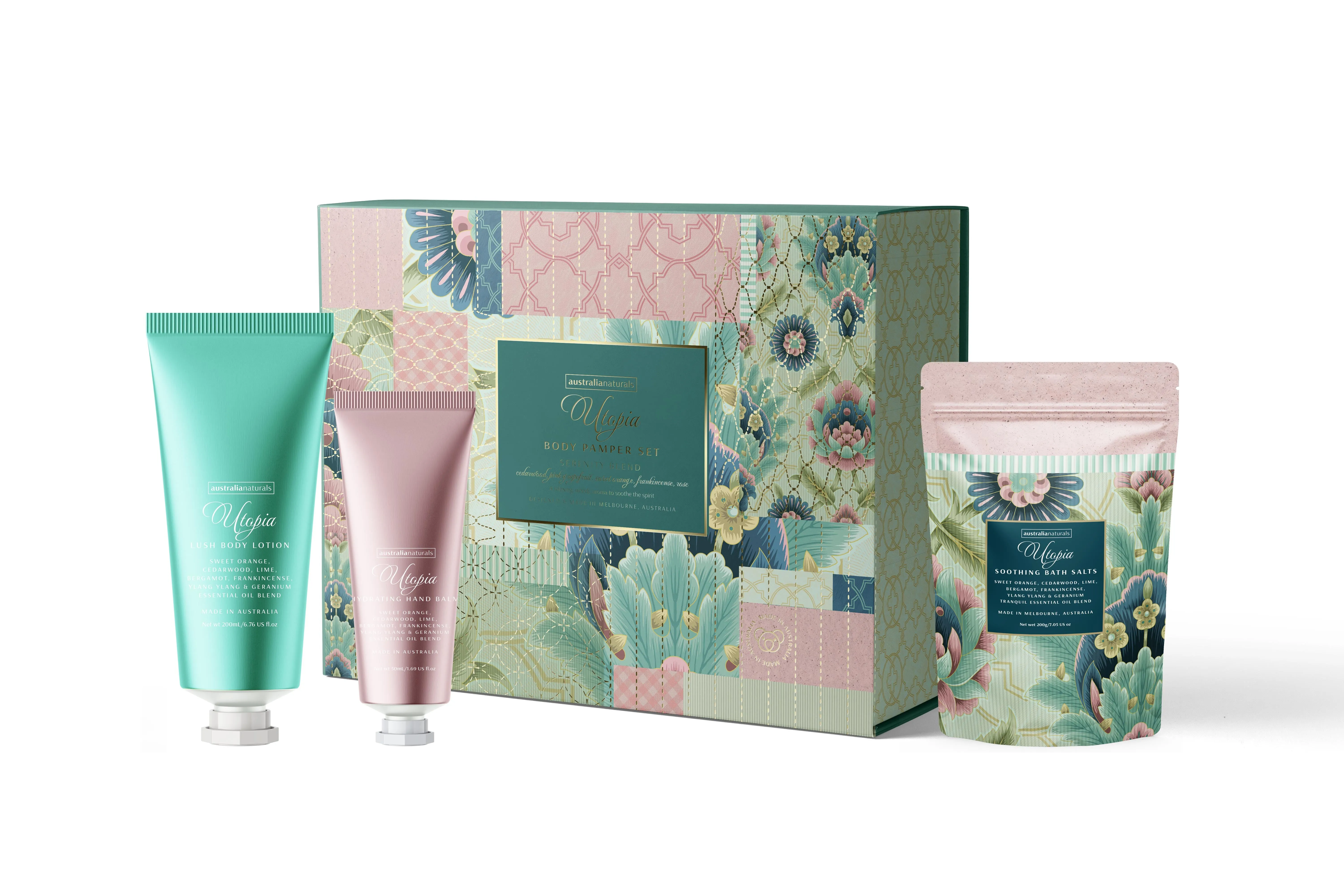 Empire Australia - Australian Naturals - Utopia Body Pamper Trio Set