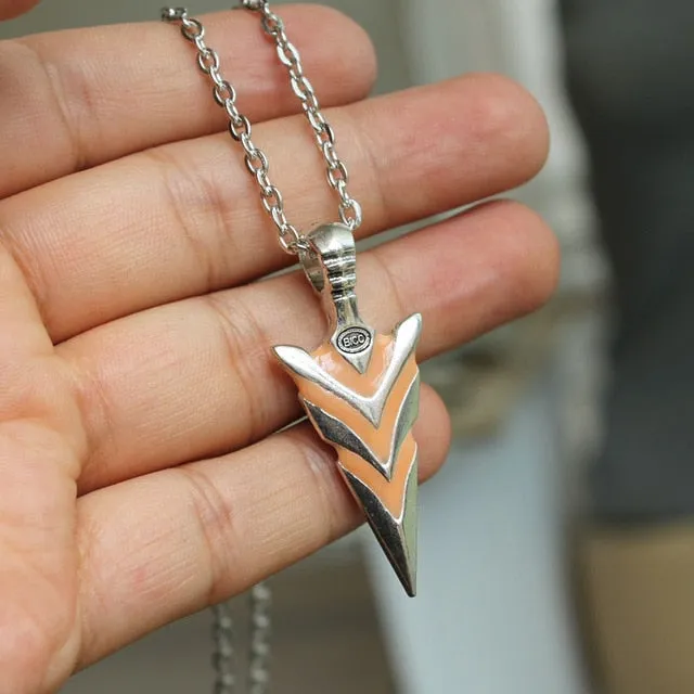 Glow In The Dark Arrowhead Necklace