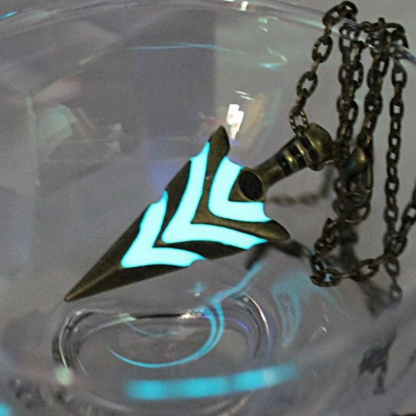 Glow In The Dark Arrowhead Necklace