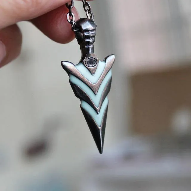 Glow In The Dark Arrowhead Necklace