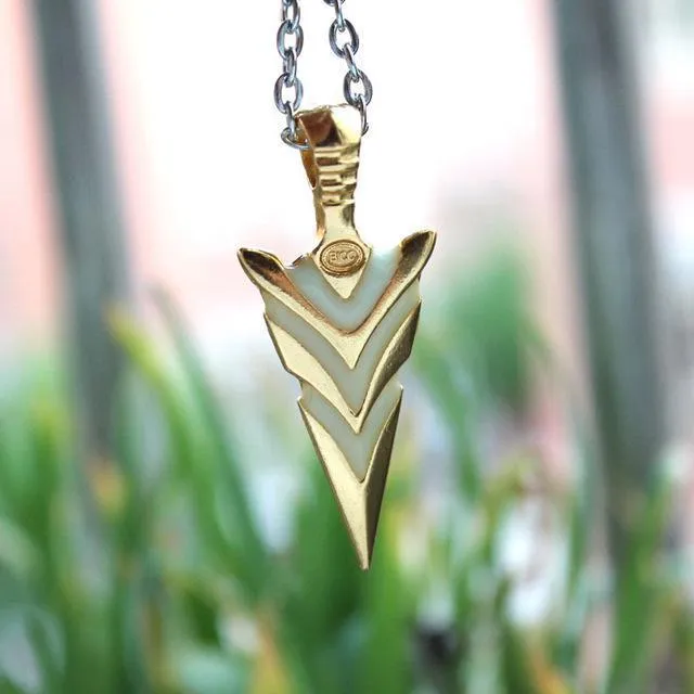 Glow In The Dark Arrowhead Necklace