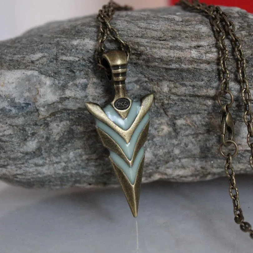 Glow In The Dark Arrowhead Necklace