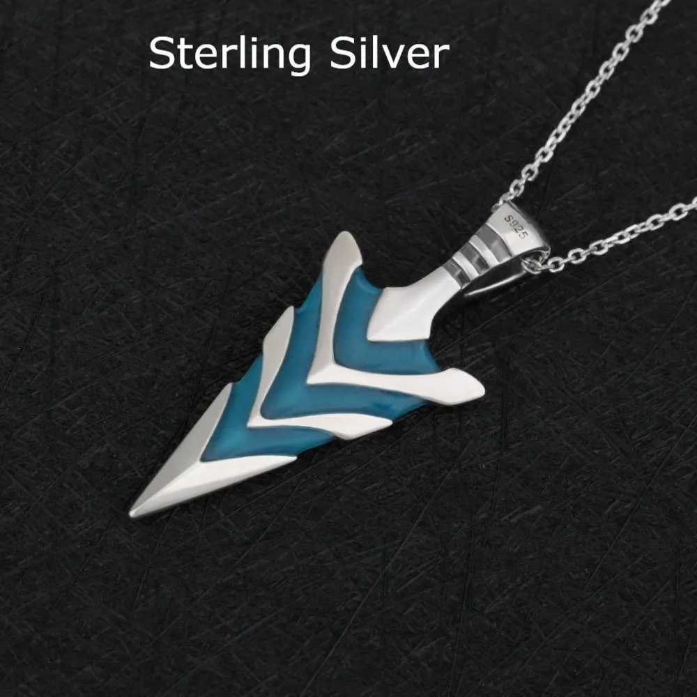 Glow In The Dark Arrowhead Necklace