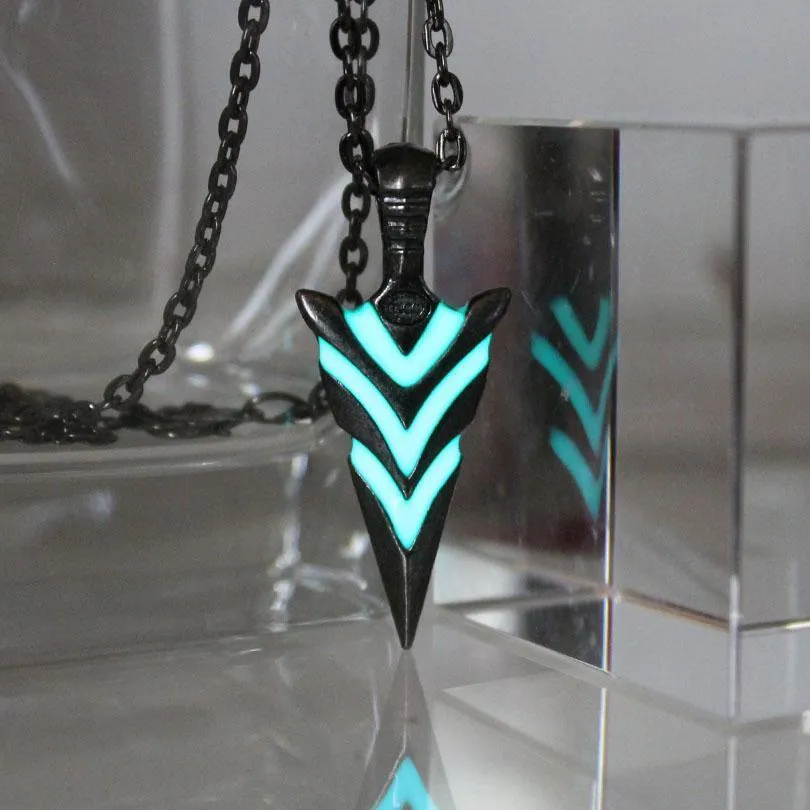 Glow In The Dark Arrowhead Necklace