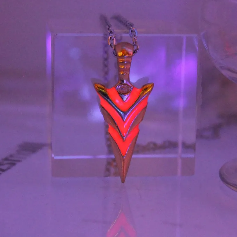 Glow In The Dark Arrowhead Necklace