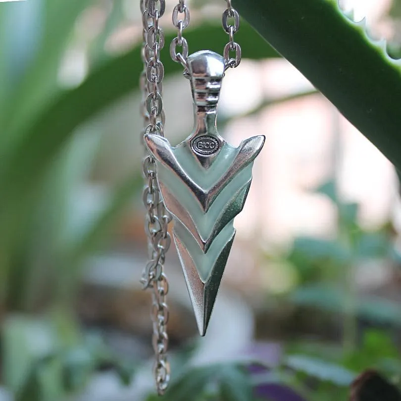 Glow In The Dark Arrowhead Necklace