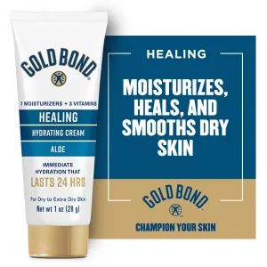 Gold Bond Healing Hydrating Lotion, 1 oz., With Aloe, 24HR Hydration