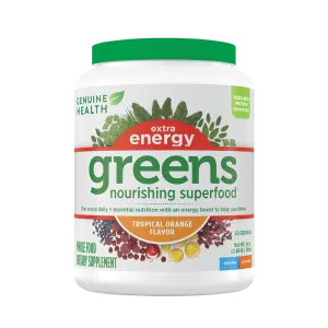 greens extra energy | orange flavor