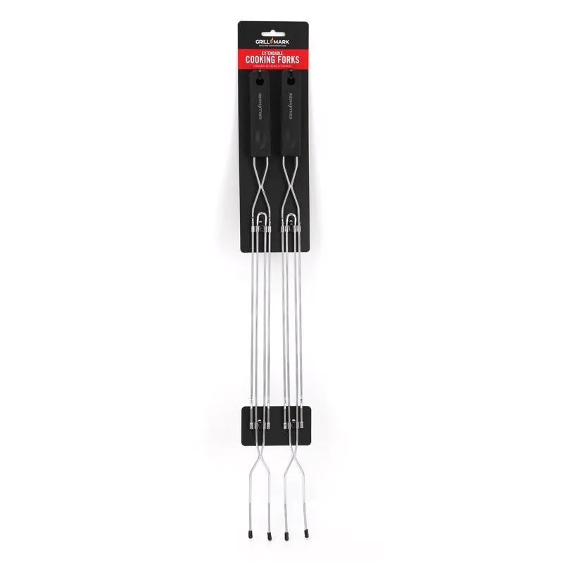 Grill Mark Silver Extension Fork with Glow 2 pk