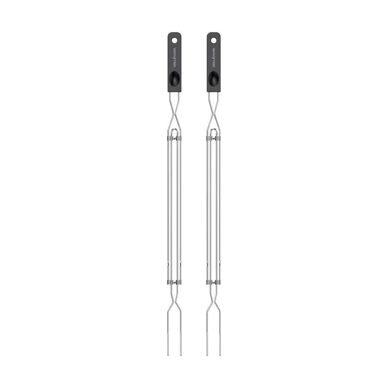 Grill Mark Silver Extension Fork with Glow 2 pk