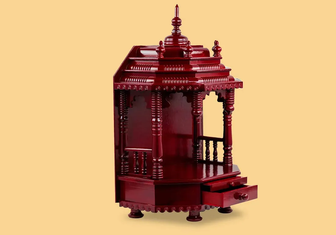 Handcrafted Premium Wooden Temple