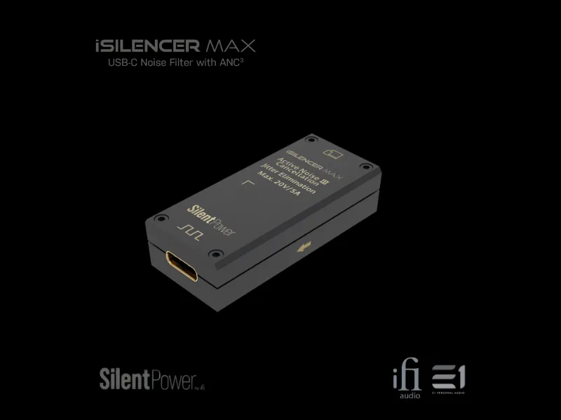 iFi iSilencer MAX USB-C noise filter with ANC3