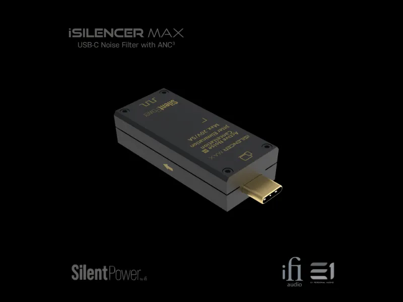 iFi iSilencer MAX USB-C noise filter with ANC3