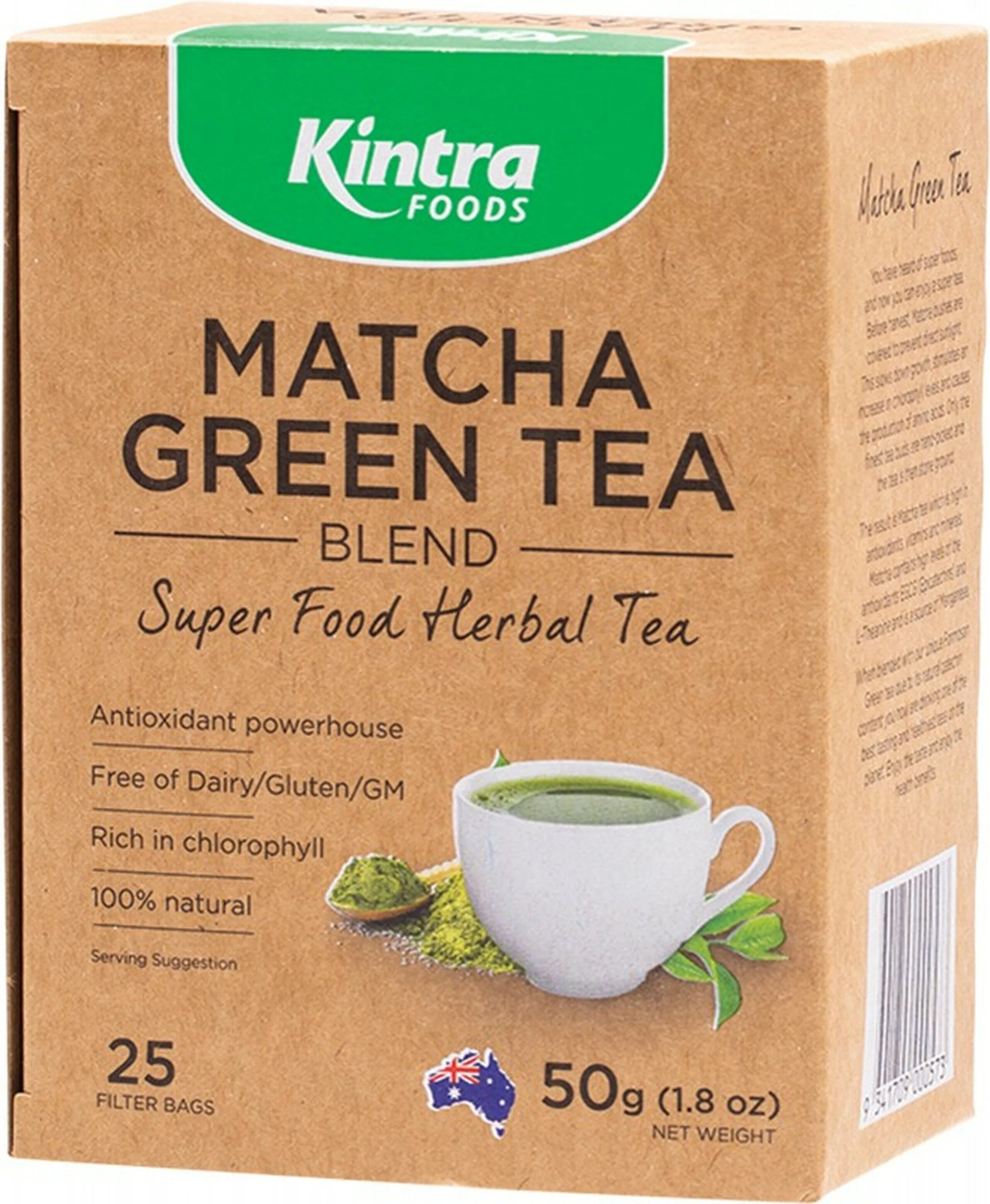 Kintra Foods Green Matcha Tea Bags