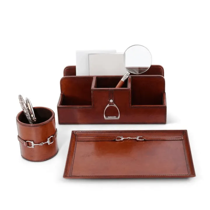 Leather Bit Catchall Tray