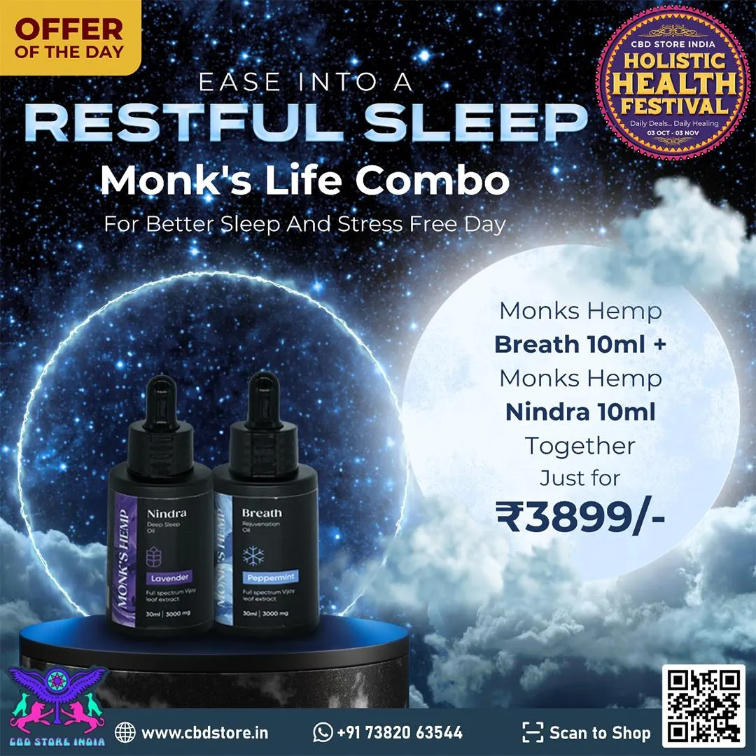 Monks Hemp- Life Combo: Breath & Nindra