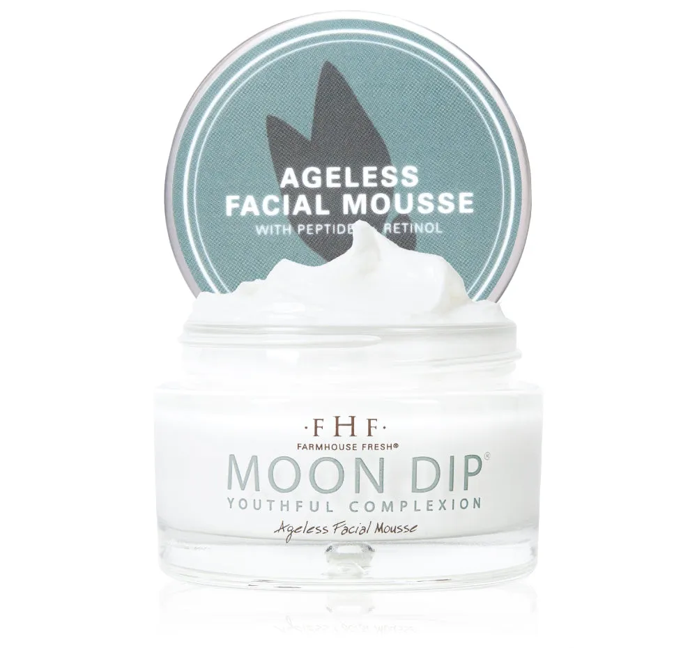 Moon Dip® Youthful Complexion Ageless Facial Mousse with Peptides   Retinol | Farmhouse Fresh