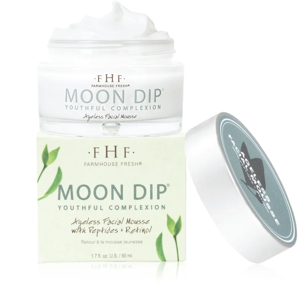 Moon Dip® Youthful Complexion Ageless Facial Mousse with Peptides   Retinol | Farmhouse Fresh