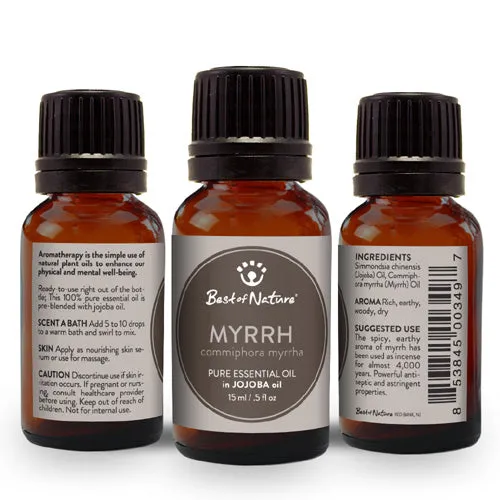 Myrrh Essential Oil blended with Jojoba Oil