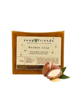 Pamper Your Skin with Luxury Cleansing with Argan Gold Natural Soap Bar, Enriched with Organic Glycerin and Nourishing Argan Oil