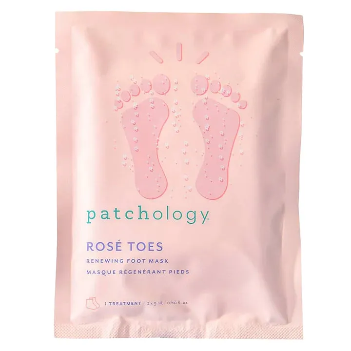 Patchology Rosé Toes Renewing Foot Mask