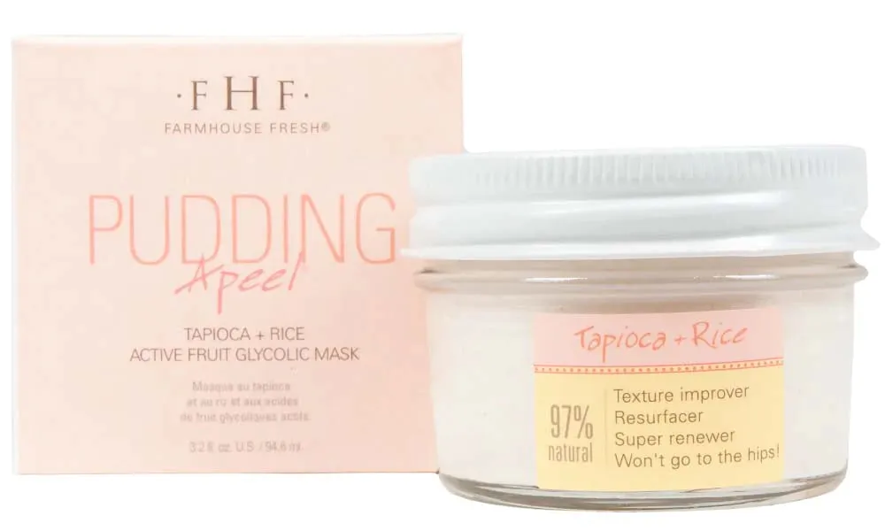 Pudding Apeel® Tapioca   Rice Active Fruit Glycolic Mask