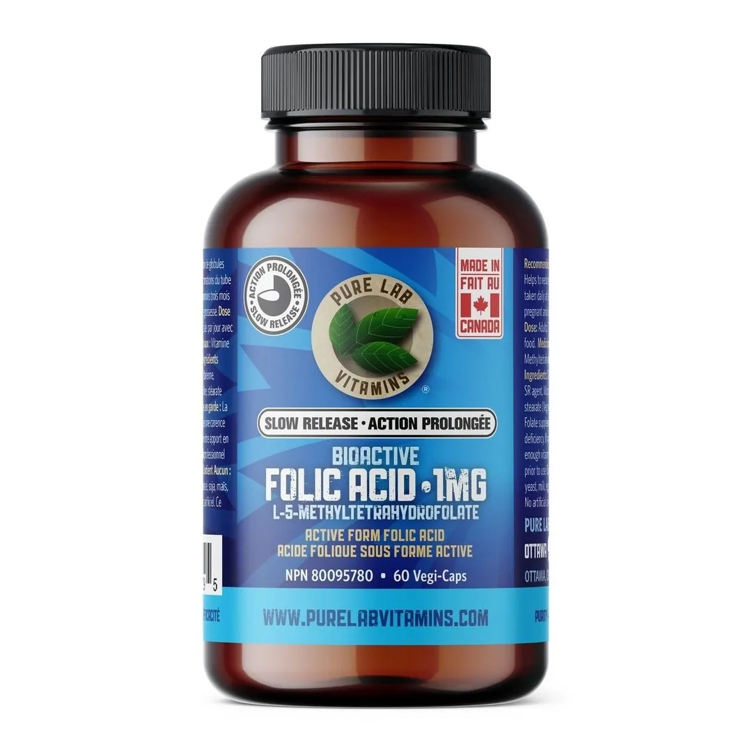 Pure lab - bioactive folic acid - 60 vcaps