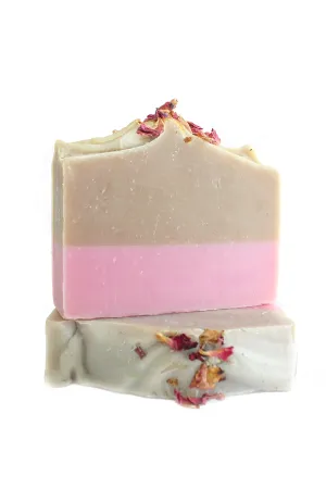 Raspberry Rose Hibiscus Tea Handcrafted Soap Bar