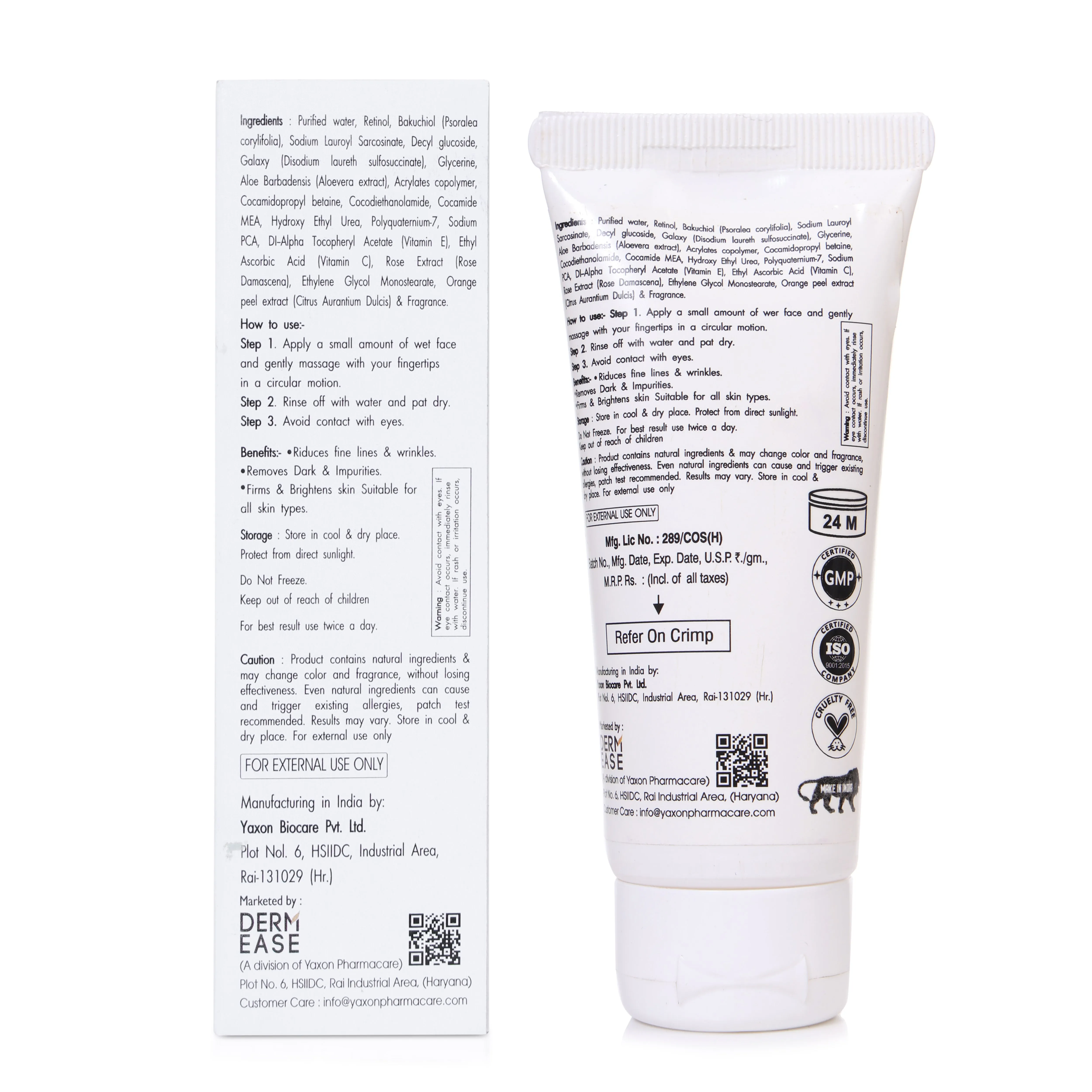 RETINOL FACE WASH