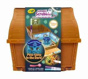 Scribble Scrubbie Glow, Ocean Treasure Chest