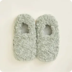 Slippers - Curly Sage Green